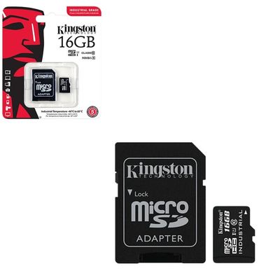 Карта пам'яті Kingston MicroSDHC з адаптером (16GB)