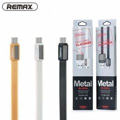Кабель Remax RC-044m Metal / MicroUSB black