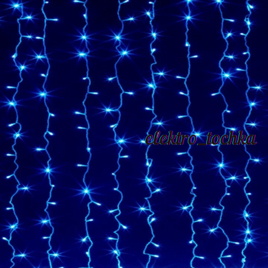 Гирлянда уличная, водопад, 480 LED ламп, синий, 3 х 2 м (G55)
