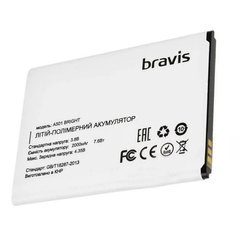 Аккумулятор для Bravis A501 Bright, AAAA