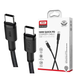 Кабель XO-NB-Q199 Silicone Type-C to Type-C 100W Cable Black