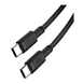 Кабель XO-NB-Q199 Silicone Type-C to Type-C 100W Cable Black