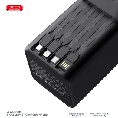 Power Bank XO-PR286 Чорний 50000 mAh 155122 фото