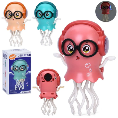 Іграшка медуза інтерактивна Dancing Jellyfish HX178 Червоний 4352434622 фото