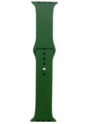 Ремінець силіконовий 45/44/42mm Темно-зелений 46878178 фото