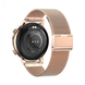 Смарт-годинник VALADY J4 mini 39mm Золотий + ремінець 18mm силіконовий-рожевий + ремінець 18mm металевий-золото