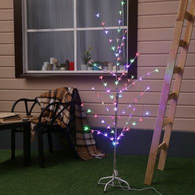 Гірлянда-дерево на стійці з зірками, 72 LED, 1.5 м (арт ад15)