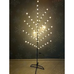 Гірлянда-дерево на стійці з кульками 72 LED, 1.5 м (арт ад17)