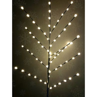 Гірлянда-дерево на стійці з кульками 72 LED, 1.5 м (арт ад17)