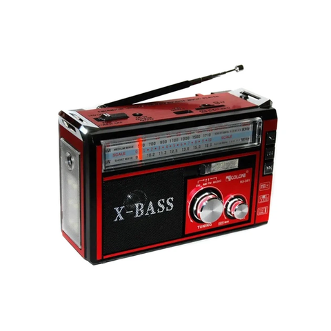 Радіоприймач Golon RX-381BT Bluetooth акумуляторний Червоний 46910236 фото