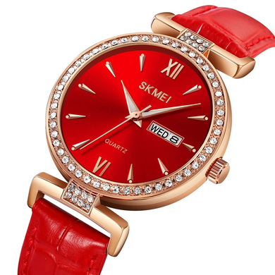 Годинник Skmei 2090RGRD Rose Gold-Red 5445921 фото