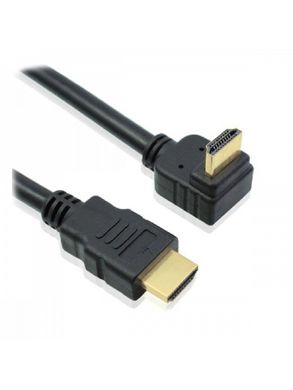 Кабель HDMI-HDMI кутовий ver 1.4 (1 метр) Tcom