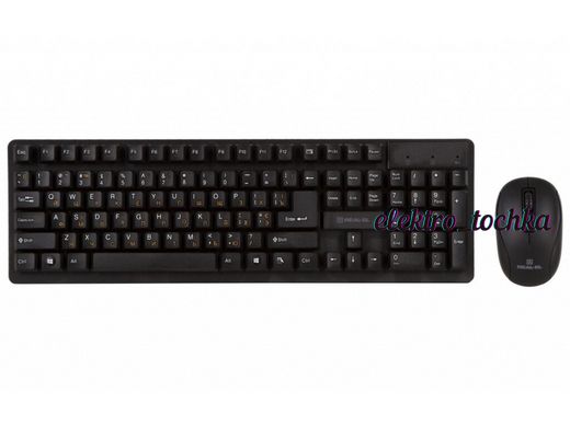 Бездротовий комплект (клавіатура та миша) Real-El Standard 550