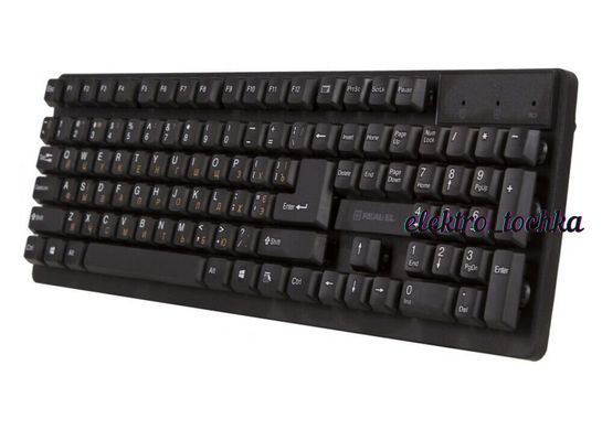 Бездротовий комплект (клавіатура та миша) Real-El Standard 550