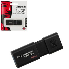Флеш-накопичувач Kingston DT100G3 (16GB), Чорний