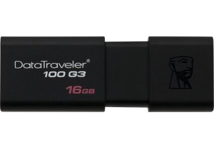 Флеш-накопичувач Kingston DT100G3 (16GB), Чорний