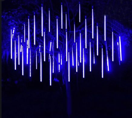 Гірлянда-бурулька з синім світлом, 50 см (G555)