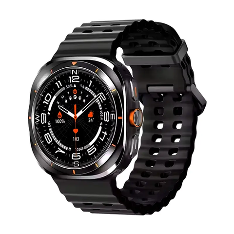 Смарт-годинник XO-Watch Ultra Чорний + ремінець 45mm силіконовий-чорний 42296396 фото