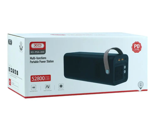 Power Bank XO-PSA-200 65w 200V 52800 mAh - Power Delivery для